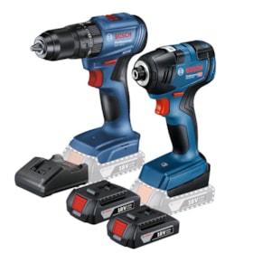 Kit Furadeira Parafusadeira de Impacto 3/8