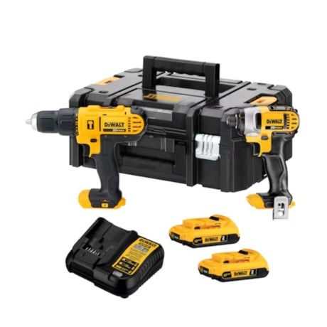 Kit Furadeira Parafusadeira Impacto 1/2