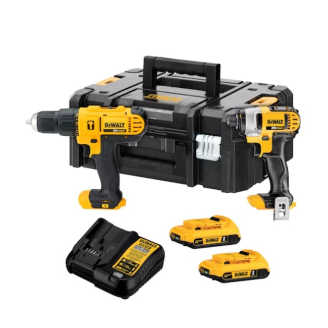 Kit Furadeira Parafusadeira Impacto 1/2