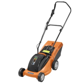 Kit Jardinagem Cortador de Grama Elétrico Tramontina CE35P 1300 W + Tesoura para Poda com Cabo Plástico + Vassoura Plástica para Jardim