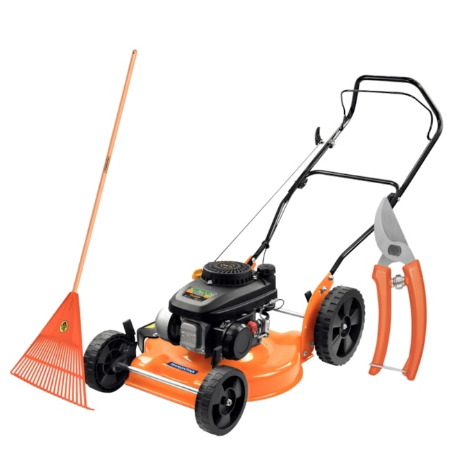 Kit Jardinagem Tramontina Cortador de Grama Gasolina CC45M 4 HP + Tesoura de Poda Manual 6.1/2