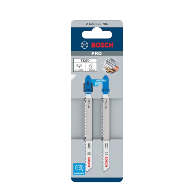 Kit Lâmina de Serra Tico-Tico PRO para Alumínio T127D com 2 Peças 2608668706 BOSCH-657d1c2b-a338-49f9-ac75-b0ea0e95e58b