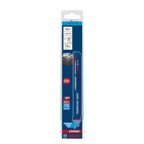 Kit Lâminas de Serra Sabre HCS 225mm Metal S1155CHC Carbide com 10 Peças 2608900370 BOSCH-bbf8eb79-0e6a-4ffd-bf18-9434f47b9c9a