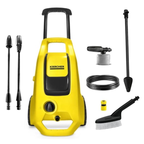 Kit Lavadora de Alta Pressão 1815 Libras 360L/H 1500W K3 FORCE TURBO com Auto Escova e Tubeira Turbo KARCHER