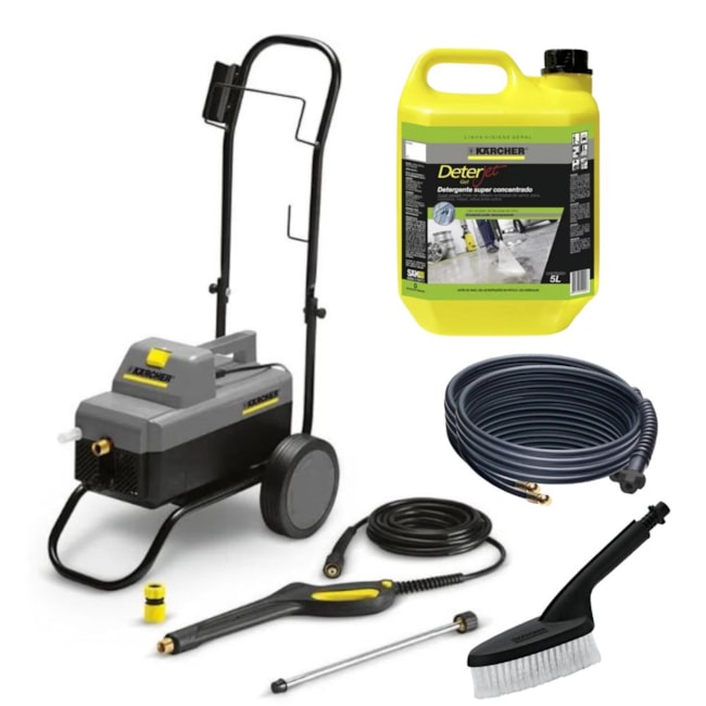 Kit Lavadora de Alta Pressão Monofásico HD 585 com Detergente 5 Litros Mangueira 9 Metros e Auto Escova KARCHER-d5afc4cf-6f8a-43f2-acc4-e154d688b702
