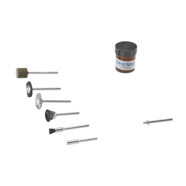 Kit Limpar/Polir com 20 Peças para Micro Retífica 26150726AA DREMEL-8736e20f-bcfe-4097-9f3a-f6aaa5cac412