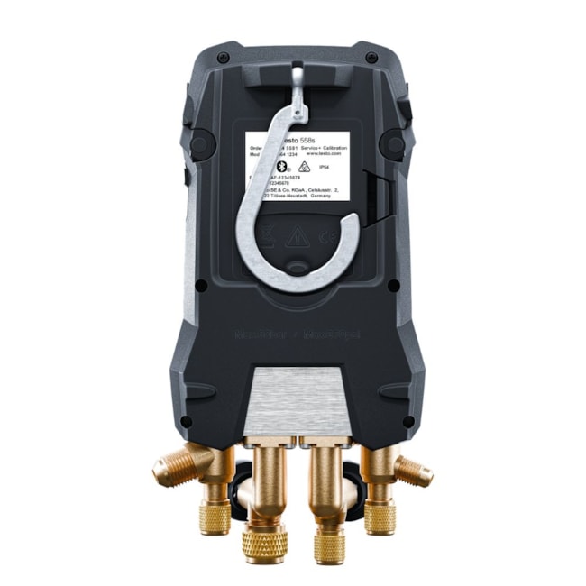 Kit Manifold Digital Bluetooth TH Sonda Medição Vácuo Temp 2 Pinça Cabo USB com 4 Mangueiras e Maleta TESTO 558s TESTO-dbcfbdb0-5f1e-4b6d-a491-54e6a5c09e49