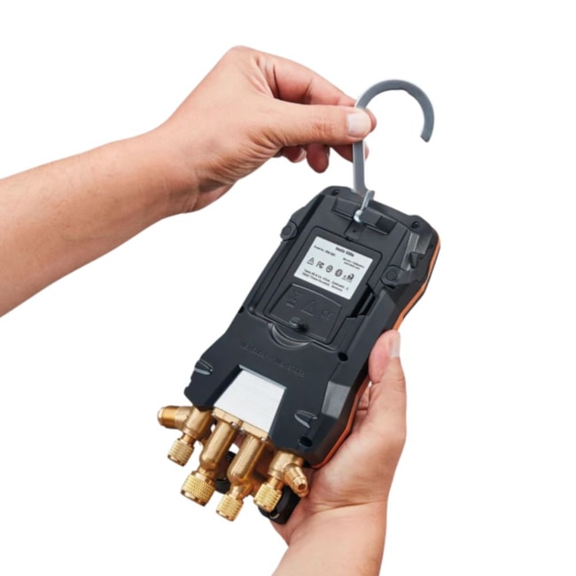 Kit Manifold Digital Bluetooth TH Sonda Medidora Vácuo Temp 2 Pinça Cabo USB com 4 Mangueiras e Maleta TESTO 558s TESTO-d20444f4-4f6a-412a-afec-7eb88843bbdd