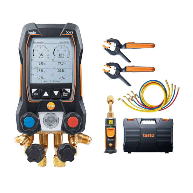 Kit Manifold Digital com Mangueiras e Sondas de Temperatura 557s TESTO-75a4edfc-5667-48e1-9023-9d8d4531b687