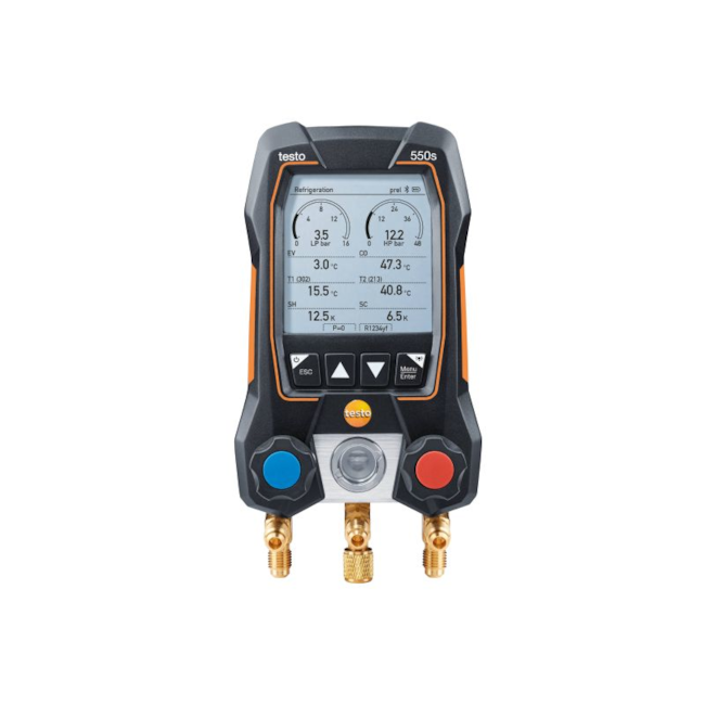 Kit Manifold Digital com Válvula 2 Vias e Bluetooth 550s TESTO-922cbf32-fe32-412b-9ea8-cecfac6e5f9b