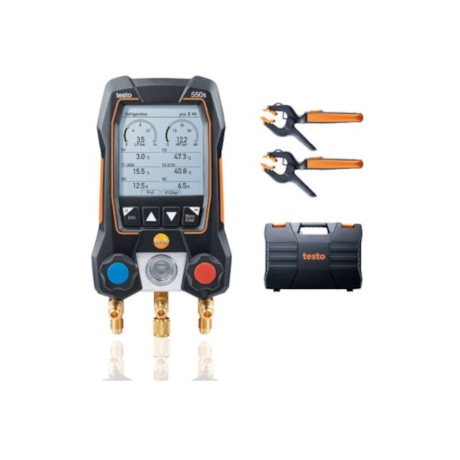 Kit Manifold Digital com Válvula 2 Vias e Bluetooth 550s TESTO-026e389f-e4b2-401d-8369-5f935d72c0e3