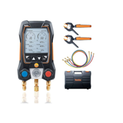 Kit Manifold Digital com Válvula 2 Vias Mangueira e Bluetooth 550s TES