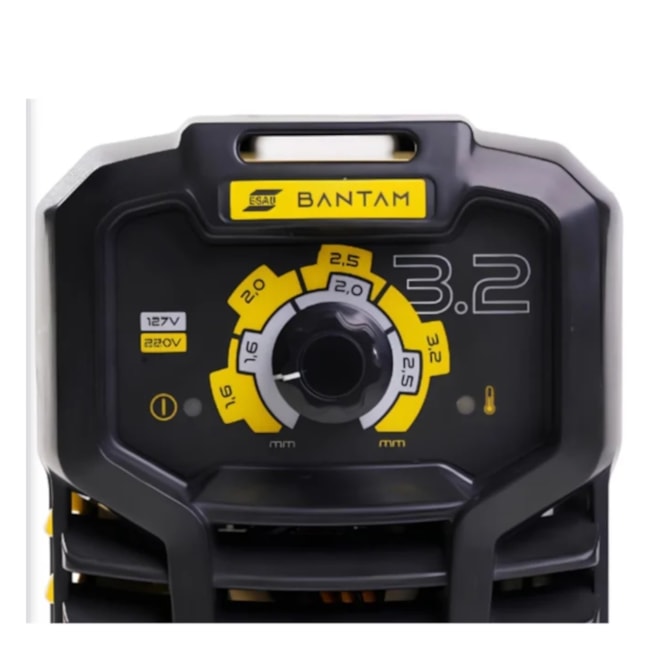 Kit Máquina de Solda Inversora ESAB Bantam 3.2 160A Bivolt + Eletrodo OK Serralheiro 3,25mm 5Kg-aaf70d29-8aba-4aaf-9e93-24d3f659f9f9