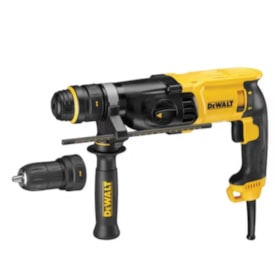 Kit Martelete Perfurador Rompedor D25134K DEWALT 800W com Mandil e Maleta + Trena Manual 5 Metros IW13950 IRWIN