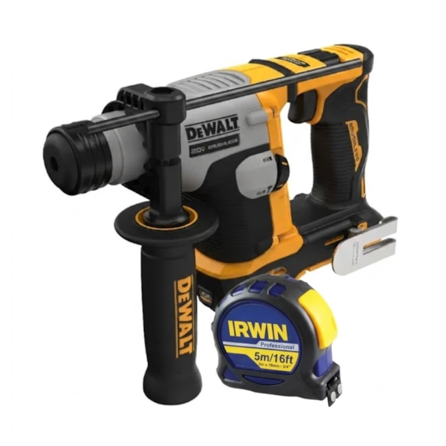 Kit Martelete Perfurador Rompedor DCH172B DEWALT 20V sem Bateria e Carregador + Trena Manual 5 Metros IW13950 IRWIN-6aa97f8c-cbcb-4f68-b216-8c28077dc65a