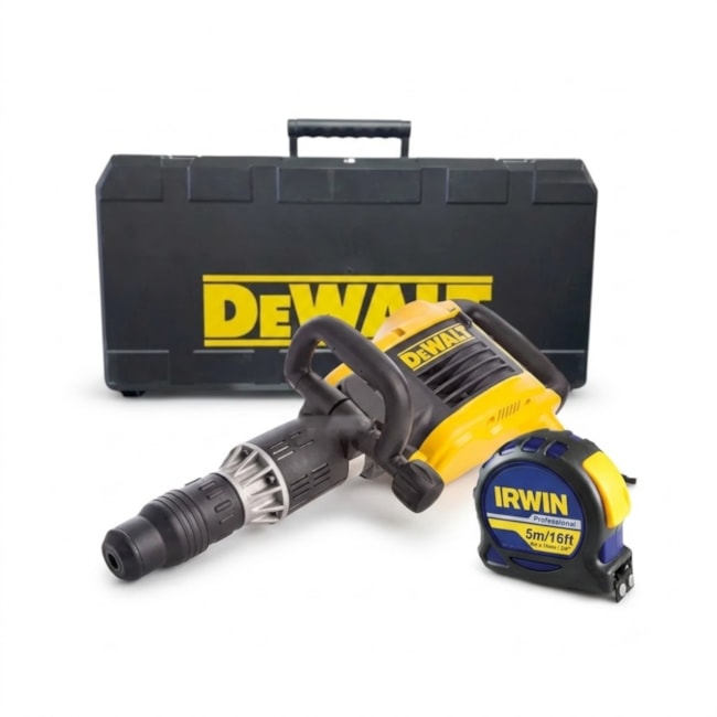 Kit Martelo Demolidor DEWALT D25899K 1500W 220V SDS Max + Trena Manual Irwin IW13950 5 Metros-49ee1981-4017-4216-b705-fb51a0ed5d04