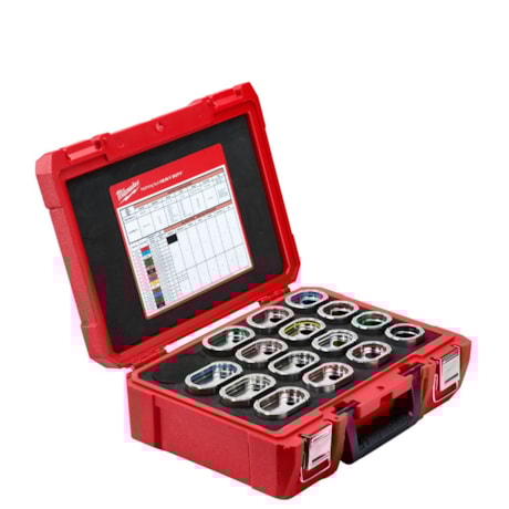 Kit Matriz Conectores Tipo U para Desencapador de Cabos Cobre 15 Peças 49-12-KITC MILWAUKEE-0e964505-6961-45fd-a819-e7a4c1d83323