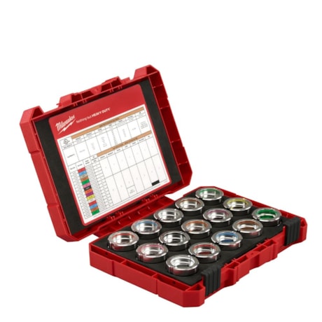 Kit Matriz Conectores Tipo U para Desencapador de Cabos Cobre 15 Peças 49-16-KITC MILWAUKEE-a434f1ec-b76e-4774-b68c-c0360d04ab6c