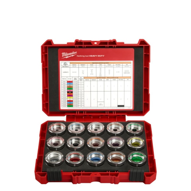 Kit Matriz Conectores Tipo U para Desencapador de Cabos Cobre 15 Peças 49-16-KITC MILWAUKEE-867552a5-a515-47df-bd73-e7f71bfddb97