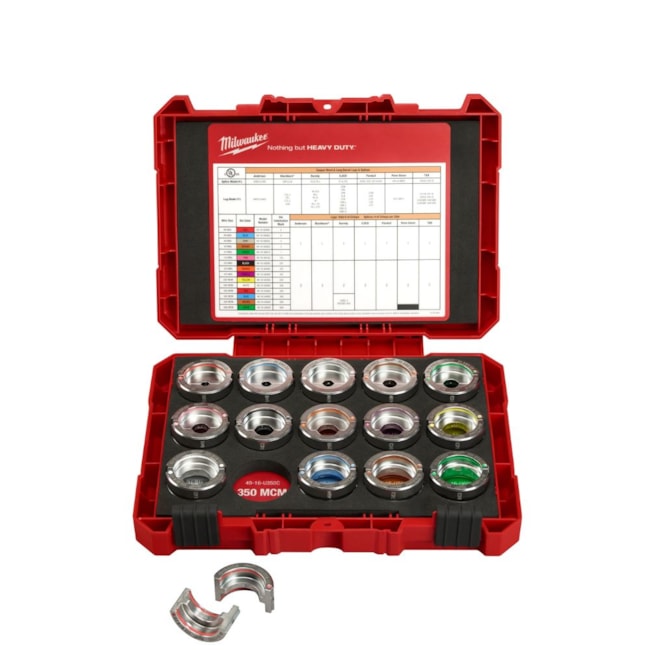 Kit Matriz Conectores Tipo U para Desencapador de Cabos Cobre 15 Peças 49-16-KITC MILWAUKEE-560f5892-e901-469f-8ec4-730abfa2bc72