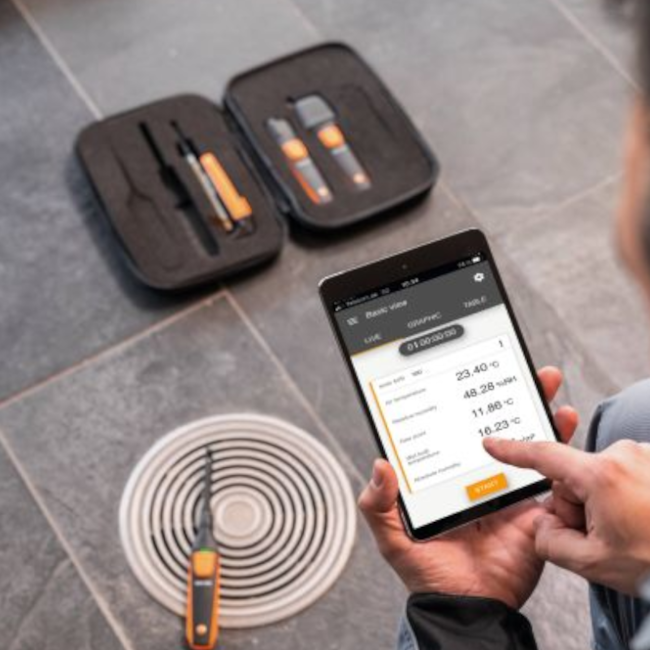 Kit Medidor de Vácuo Smart Probes VAC 0563 0003 10 TESTO-689a13a3-0577-48a6-9c79-0c2bf34fe296