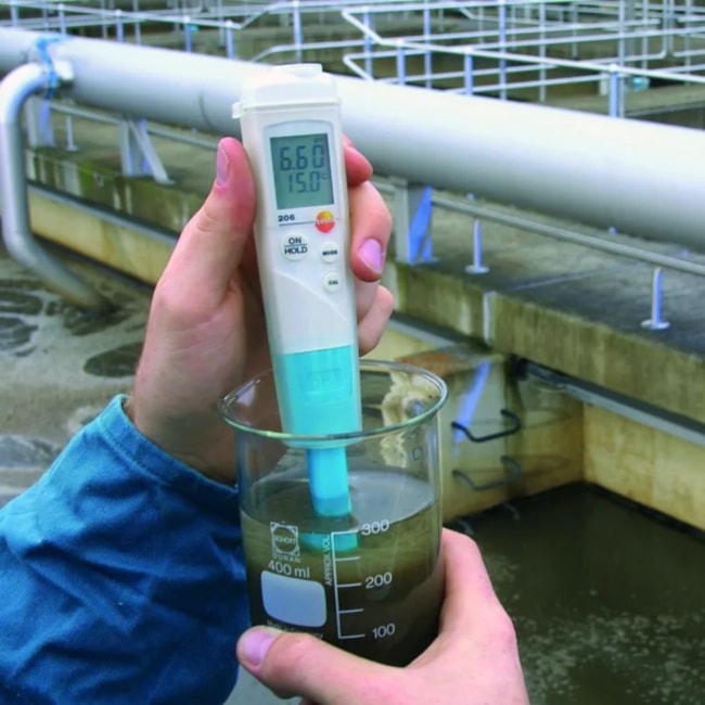 Kit Medidor Portátil pH / Temperatura para Líquidos 0 a 14pH a 0 a +60C° 206-PH1 TESTO-68f963ea-c9f4-4df5-b609-ca39c6fae3f0