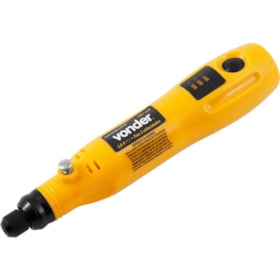 Kit Micro Retífica a Bateria 3.6V 15.000RPM com Carregador Bivolt e 24 Peças MBV036 VONDER