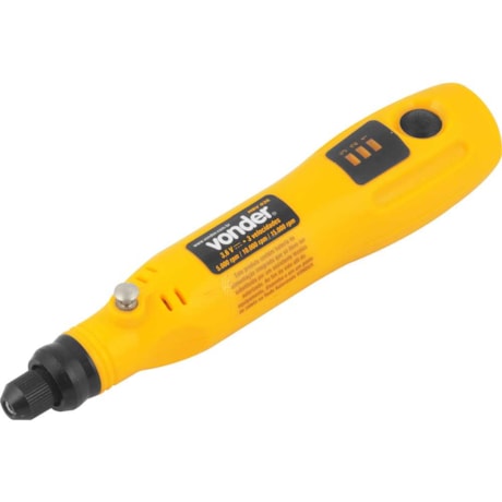 Kit Micro Retífica a Bateria 3.6V Bivolt 15.000RPM com 12 Peças MBV036 VONDER-34331cab-07da-4d7a-a4e8-905f20ea5586