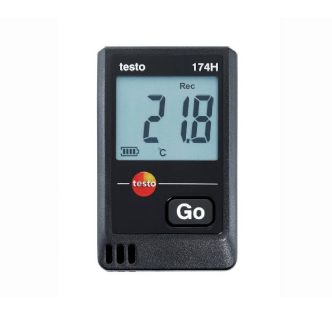 Kit Mini Data Logger Temperatura/Umidade -20 a +70 °C 174H TESTO-e0deb683-70fb-4838-aadf-15ff455f5c6e
