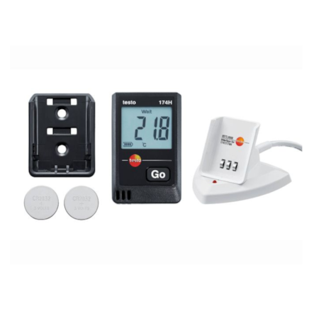 Kit Mini Data Logger Temperatura/Umidade -20 a +70 °C 174H TESTO-52702058-7e6a-43cf-b474-b033abd339c7