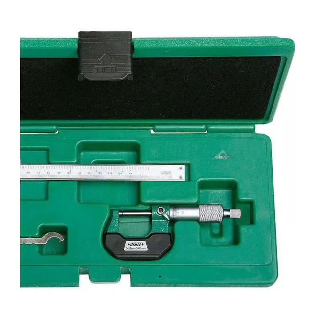Kit Paquímetro Analógico 150mm e Micrômetro Externo 25mm com Estojo 5002-1 INSIZE -8d567517-605f-487f-b675-c845d4fae143