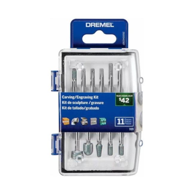 Kit para Esculpir e Gravar para Micro Retífica 11 peças 26150729AB DREMEL-e55c89d1-af83-4814-9d0c-ffcafd0c5818