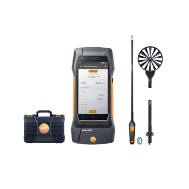 Kit para Fluxo de Ar com Sonda de Molinete 16mm 0563 0400 72 400 TESTO-2adff2e9-8ea2-4ee1-9131-75666a7175d2