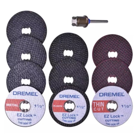 Kit para Micro Retífica EZ-LOCK para Cortar 11 Peças EZ728 DREMEL-d7b52f27-e436-4b06-ae2a-4404dee8b3b2