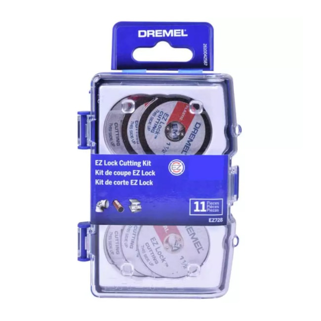 Kit para Micro Retífica EZ-LOCK para Cortar 11 Peças EZ728 DREMEL-8106d871-1fc3-4988-ac11-f7e916491683