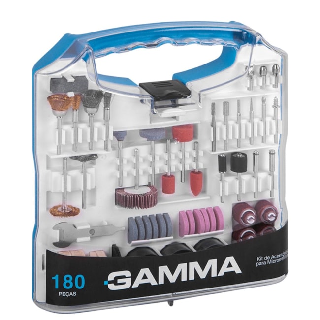 Kit para Microrretífica de Uso Geral com 180 Peças G19507AC GAMMA-9224d13f-e1be-498c-86e0-86870c26d3e6