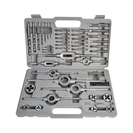 Kit para Roscar em Milímetro HSS com 45 Peças 42183 HTOM-825fe63a-eb8f-4179-8bb8-e13c77683c91