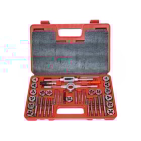 Kit para Roscar em Polegadas Aço Liga WS com 40 Peças 42182 HTOM
