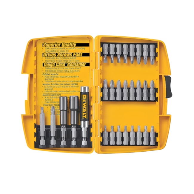 Kit Parafusadeira Drywall 20V Max XR DCF620B sem Bateria sem Carregador + Jogo de Bits de 29 Peças com Estojo DW2162-ba1810e4-fe62-4f6e-b1b0-24a65eb96224