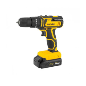 Kit Parafusadeira/Furadeira Impacto Bateria 20V Carregador Bivolt 78 Acessórios PFV 078 VONDER