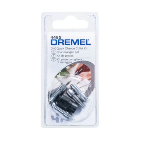 Kit Pinça 1/8'' a 1/32'' com 4 Peças 2615504485 DREMEL