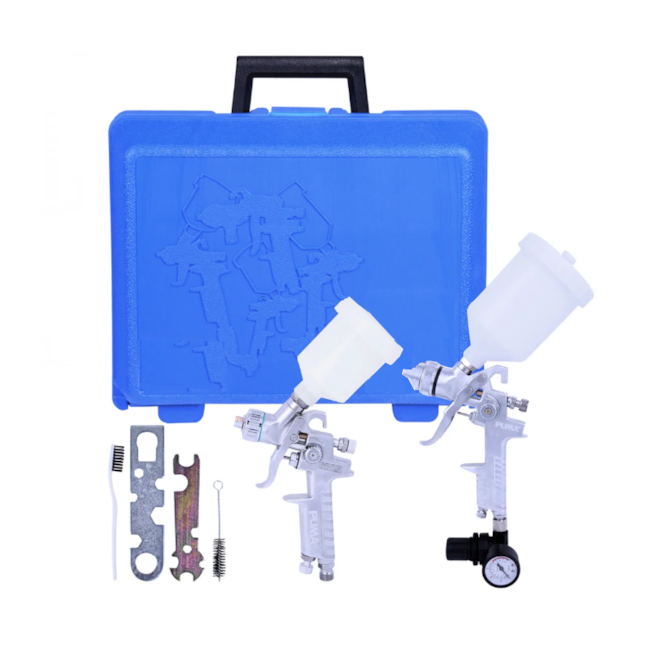 Kit Pistolas de Pintura Gravidade 1.4mm e 1.2mm com 2 Peças AS1017G PUMA-258de85e-7ee0-4520-aa87-0260bfd69a9c