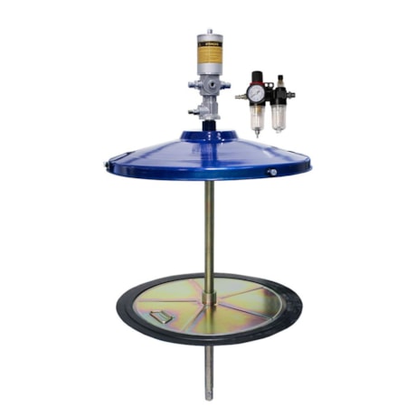 Kit Propulsora Pneumática para Graxa 200kg para Tambor com Tampa sem Mangueira 8970 BREMEN