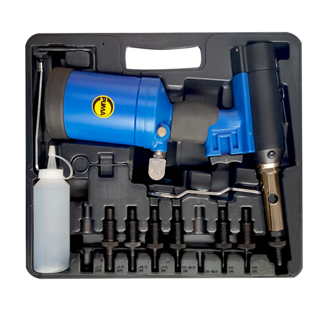 Kit Rebitador Hidropneumático com Rosca M3 a M12 AT6004 PUMA-935fb78d-9c9b-409c-b26f-be704ac8c78b