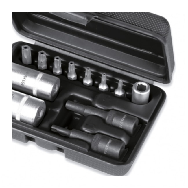 Kit Remoção Válvulas Sistema ar Condicionado Conjunto Bit Cabeça Estrela Cinco Ponta 1483K/12 BETA-ba3660e0-1283-488b-85af-32af3fa0b6c9