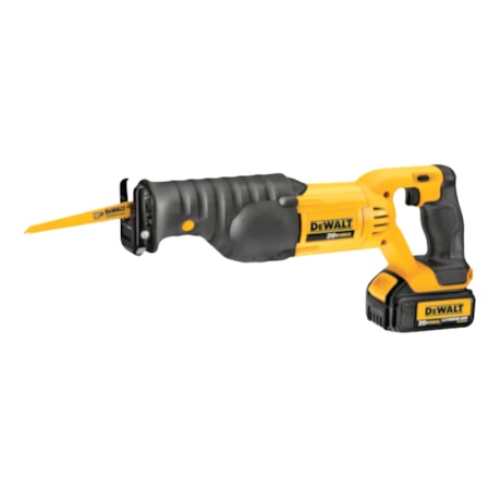 Kit Serra Sabre a Bateria 20V 110/220V MAX DEWALT DCS380KIT-BR + Lâminas Premium para Madeira