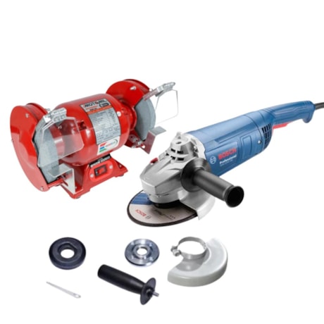 Kit Serralheiro com Esmerilhadeira Angular + Moto Esmeril de Bancada BOSCH-45627ac2-1e84-4c80-bb70-933e31f08ec0