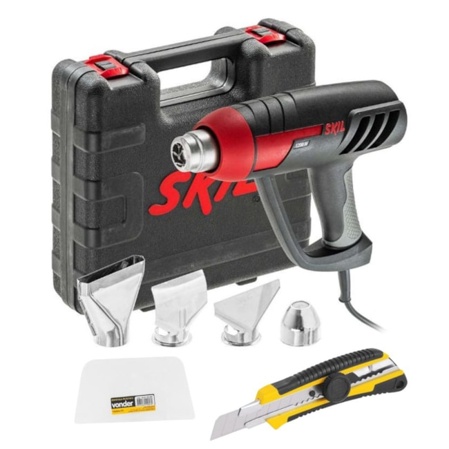 Kit Soprador Térmico 1800W 220V 4 Bicos e Maleta 8003 SKIL com Espátula e Estilete-64b8c874-fe7c-4ebb-bd3f-aa4548470837