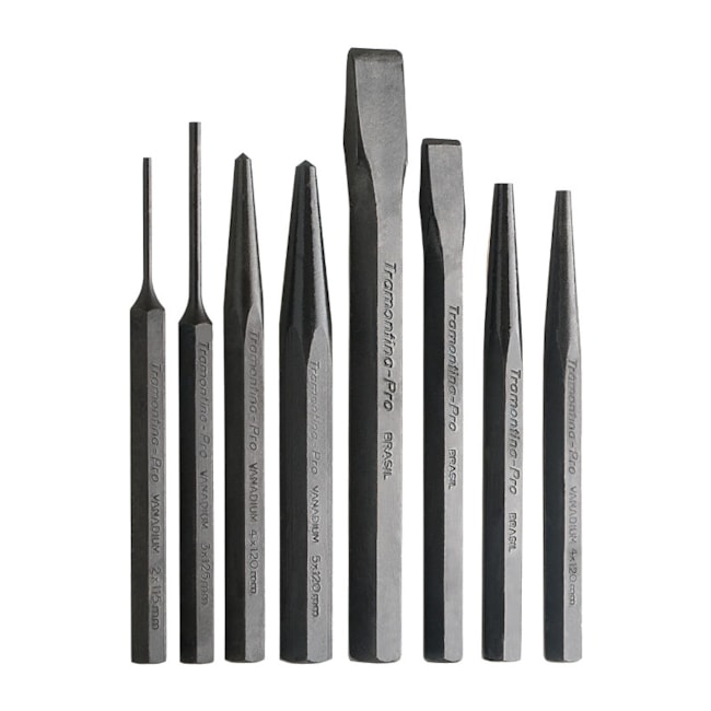 Kit Talhadeira Punção Saca Pino 8 Peças 44473208 TRAMONTINA PRO-76ffd6a5-ed65-473d-8260-b6780e08d701