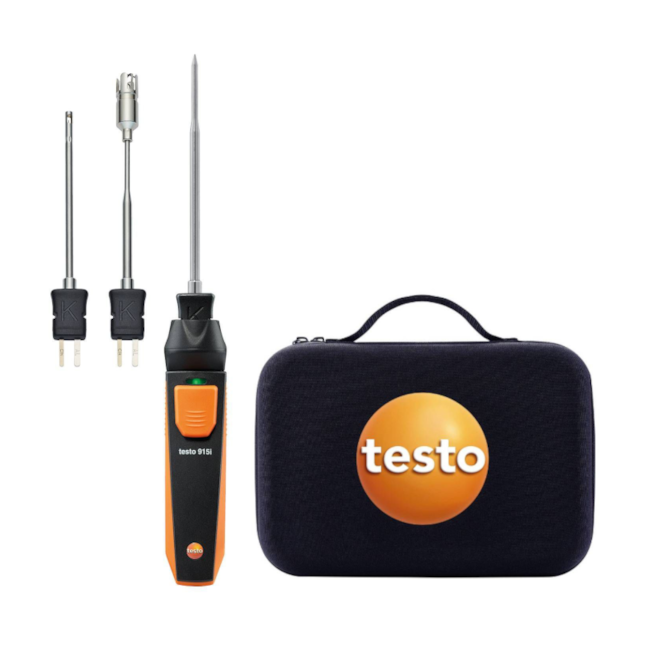Kit Termômetro com Sondas de Imersão/Penetração/Superfície/Ar 915i TESTO-c9f4a7e2-5e24-4473-a11f-62001b8745e7
